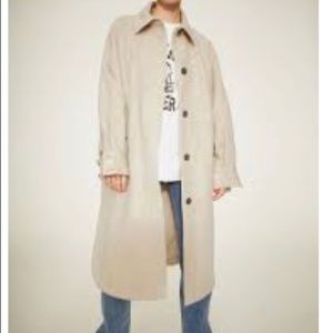 H&M beige oversized coat
